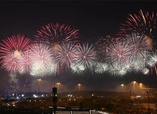 和田市焰火晚会